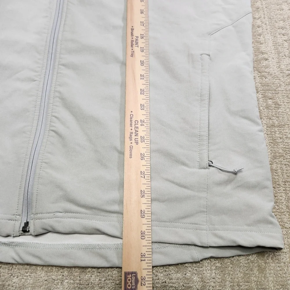 North Face Apex Pneumatic Jacket Men XXL Windwall Stretch Woven Softshell Gray